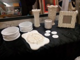 STORE STOCK SUPPLIES, IVORY AND WHITE CERAMIC INCLUDING LINUX AND BLESSING TOKENS