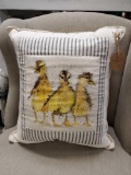 Handmade DUCKLINGS pillow