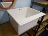 UNUSED WHITE UTILITY SINK