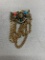 Signed Simmons vintage Brooch