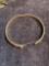 Vintage etched Sterling silver band bracelet