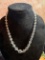 Sparkling antique Crystal glass bead necklace