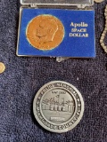 Apollo Space Dollar and Miami Dade 9/11 Police Memorial Coin