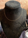 Very small fine 14k gold chain