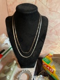 2 nice Sterling silver necklaces