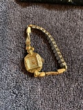 Antique Gruen Guild 10k rolled gold plate bezel ladies wristwatch