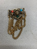 Signed Simmons vintage Brooch