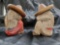 (2)Vintage Wooden Mexican Siesta Figurines, Hinged hats with Secret Cash Stash Hidey Hole