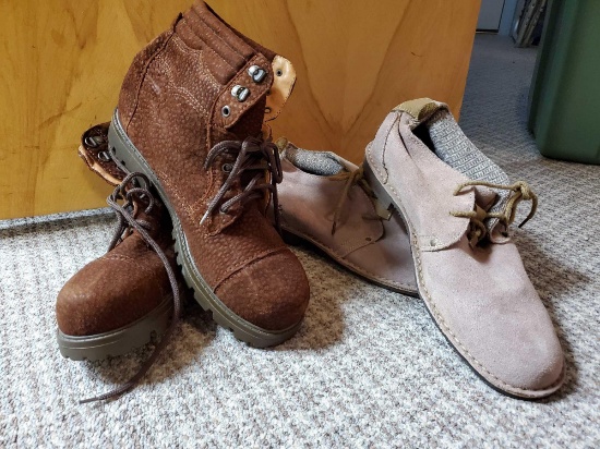 (2)Like-NEW pair mens shoes WEITON and Rocket Dog
