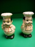 Vintage Salt and Pepper Chef Shakers
