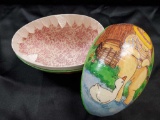 WESTERN GERMANY Paper Mache EASTER EGG