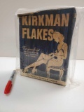 Very vintage Box of KIRKMAN FLAKES wash powders