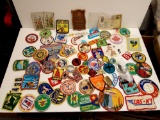 AMAZING HUGE GROUP OF VINTAGE PATCHES AND MORE! APPROX 50+