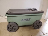 Ames Lawn Buddy GARDEN TROLLEY, weeding seat, party tote, rolling