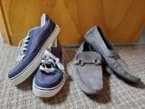 (2) pair NEW/Like New mens shoes,loafers, boat, sneakers