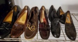 Mens leather Shoes including Faragamo, Cole Haan, Johnson and Murphy, dress and loafers
