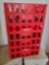 (7) COCA COLA red trays/ carriers- each measures 18.5