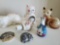 Ceramic Cat grouping including night light, Salt & pepper, vintage and more