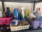 Whole shelf lot of great garage items with chemicals, paint tape and more