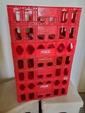(7) COCA COLA red trays/ carriers- each measures 18.5