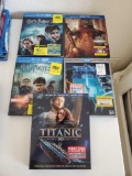 3D BluRay DVDs - TRON Legacy, Harry Potter(1 + 2), Hobbit