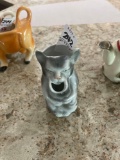 Awesome Ges Gesch Germany porcelain cat with fish creamer