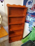 5 Shelf Wooden display/CD/DVD media shelf