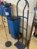 Blue Hand Truck with solid wheels