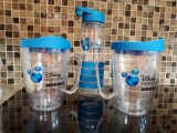 (3) insulated cups with lids DISNEY Vacation Club