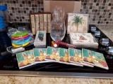 Great Wine Grouping including thirsty stone coasters, OXO, glass grippers and more