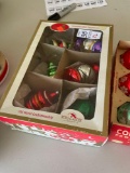 2 boxes of Glass Christmas ornaments including Coby Glass and Kurt Adler
