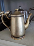 Vintage nickel silver teapot