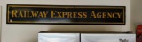 Vintage Enameled Metal signage - RAILWAY EXPRESS AGENCY