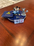 Authentic Walt Disney Trinket Tray and Pewter Mickey Mouse mini