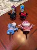 Nice Disney smalls including Minnie and Mickey shakers, Carved toppers and more