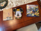 Gorgeous Disney Dreams Thomas Kinkade puzzle, Disney Frame and metal box