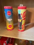 2 Limited Edition Coca-Cola Las Vegas bottles in original tubes