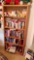 five level adjustable bookshelf, low profile