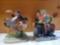 PAIR OF DANBURY MINT NORMAN ROCKWELL FIGURES, CAUGHT IN THE ACT, THE INTERLOPER