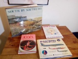 Book Group including vintage stewardess and Eastern airline books, travel