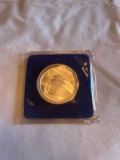 Silver Panda coin in sleeve