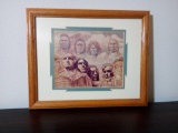 SOUTHWESTERN STYLE FRAMED AND MATTED 