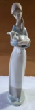 Vintage Lladro (with box) Girl with Lamb #4505