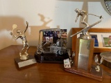 3 vintage Trophy awards, Golf, Tennis and Skiing
