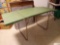 VINTAGE GREEN METAL FOLDUP CAMPING TABLE