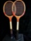 PAIR OF VINTAGE TENNIS RACKETS, HURRICANE BY CAPRICO TOURNAMENT MODEL