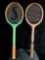 PAIR OF VINTAGE TENNIS RACKETS, SPAULDING IMPACT -330, ROSIE CASALS COMPETITION