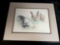 SIGNED BARBARA JOYCE '93 ORIGINAL PENCIL ART CHICKENS