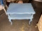 (WILDWOOD PICK UP) -Cute light blue painted double decker end table