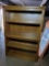 (WILDWOOD PICK UP) -Pair of Nice Lighted. SOLID wood Curio shelves, bookcases, made in Belgium